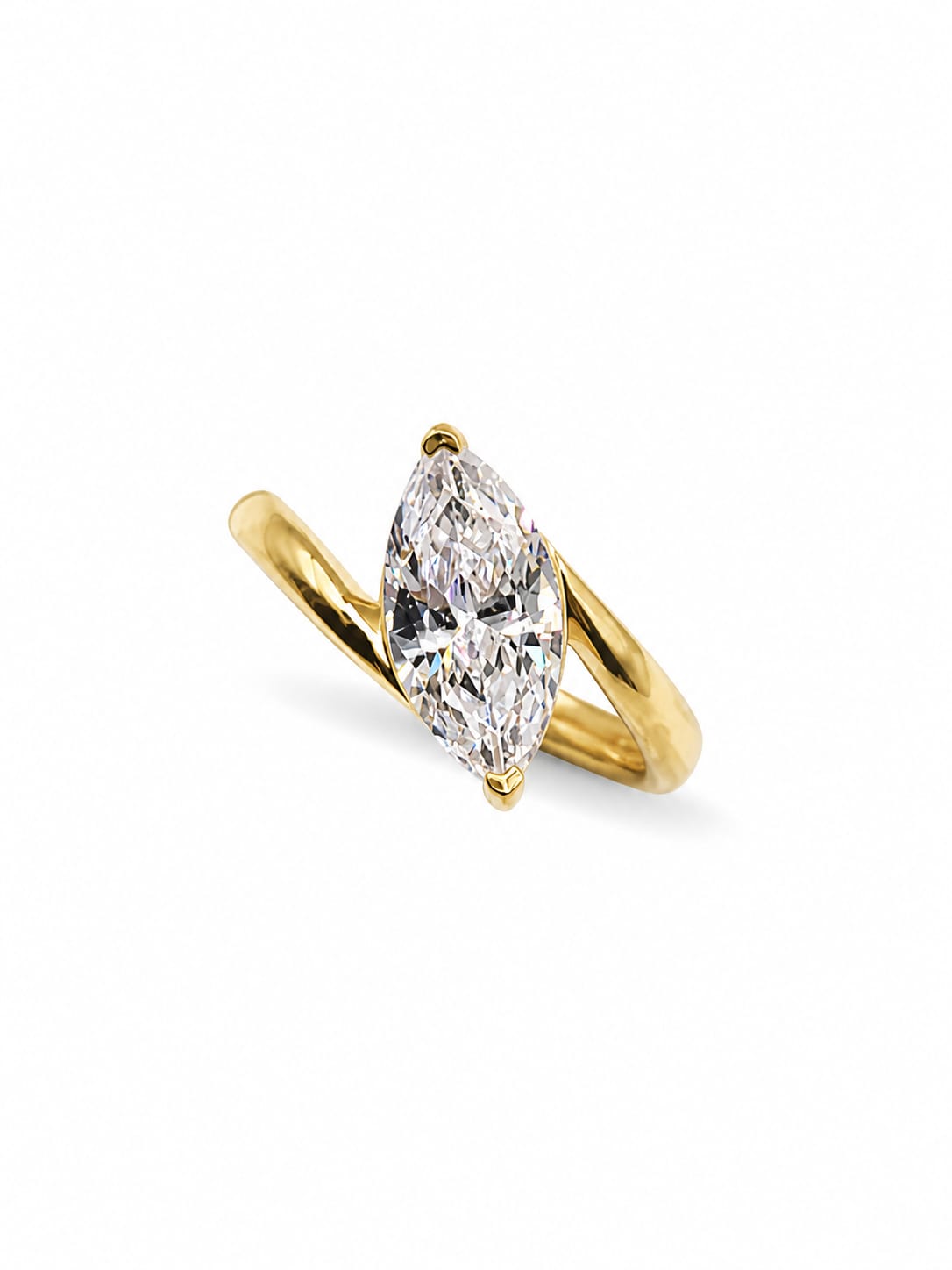 Anillo  Solitario Marquise