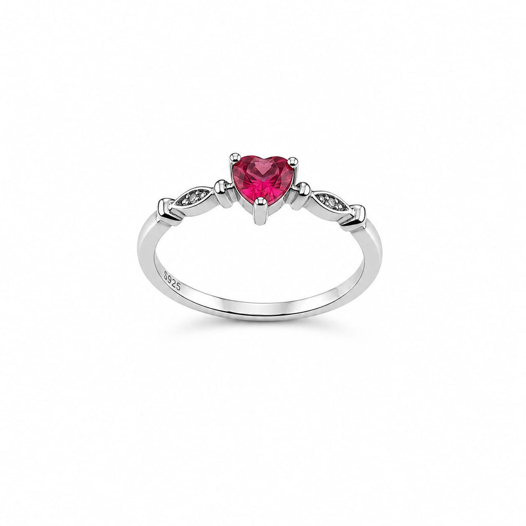 Anillo Corazón Rojo&nbsp;
