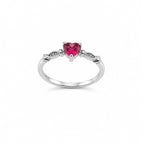 Anillo Corazón Rojo&nbsp;