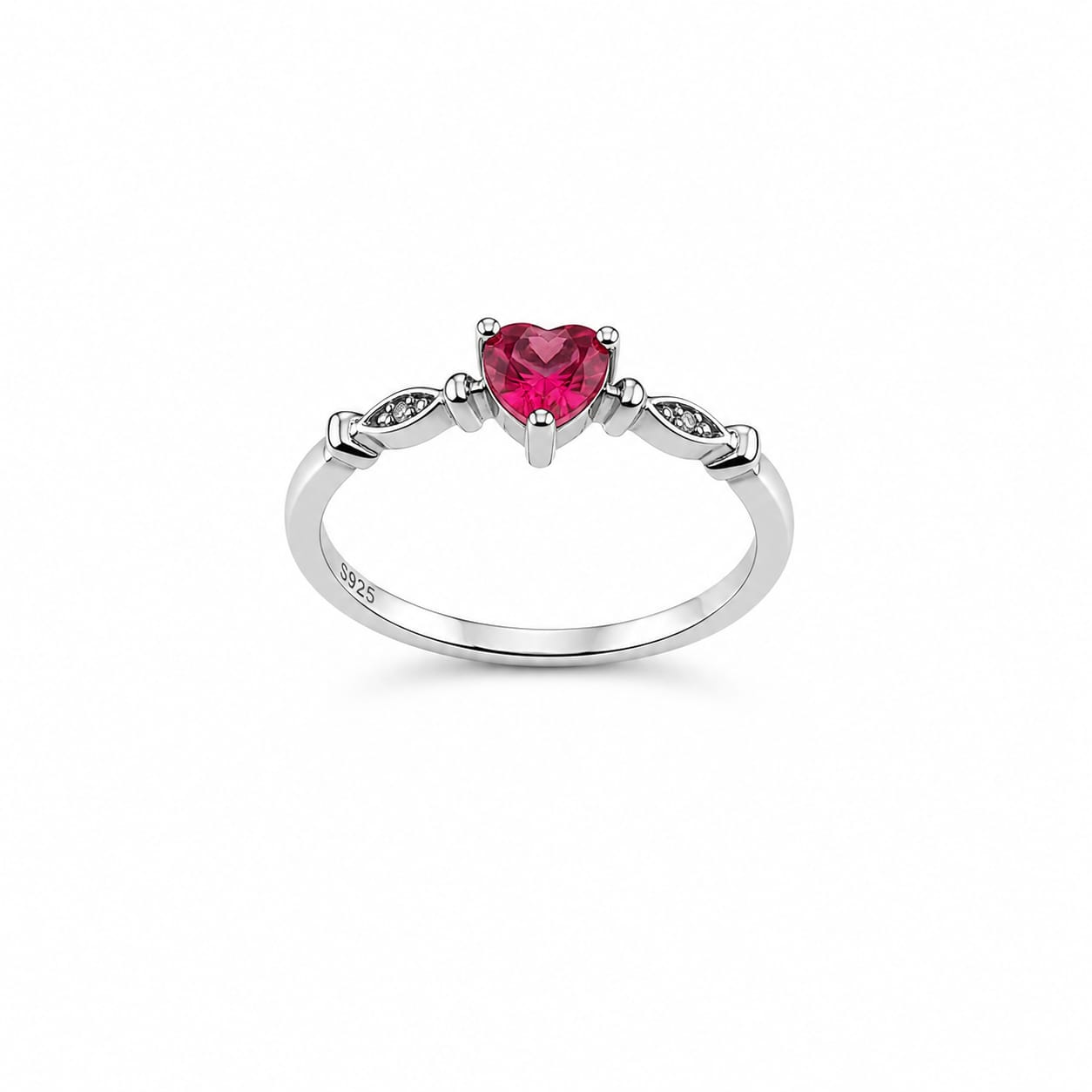 Anillo Corazón Rojo&nbsp;