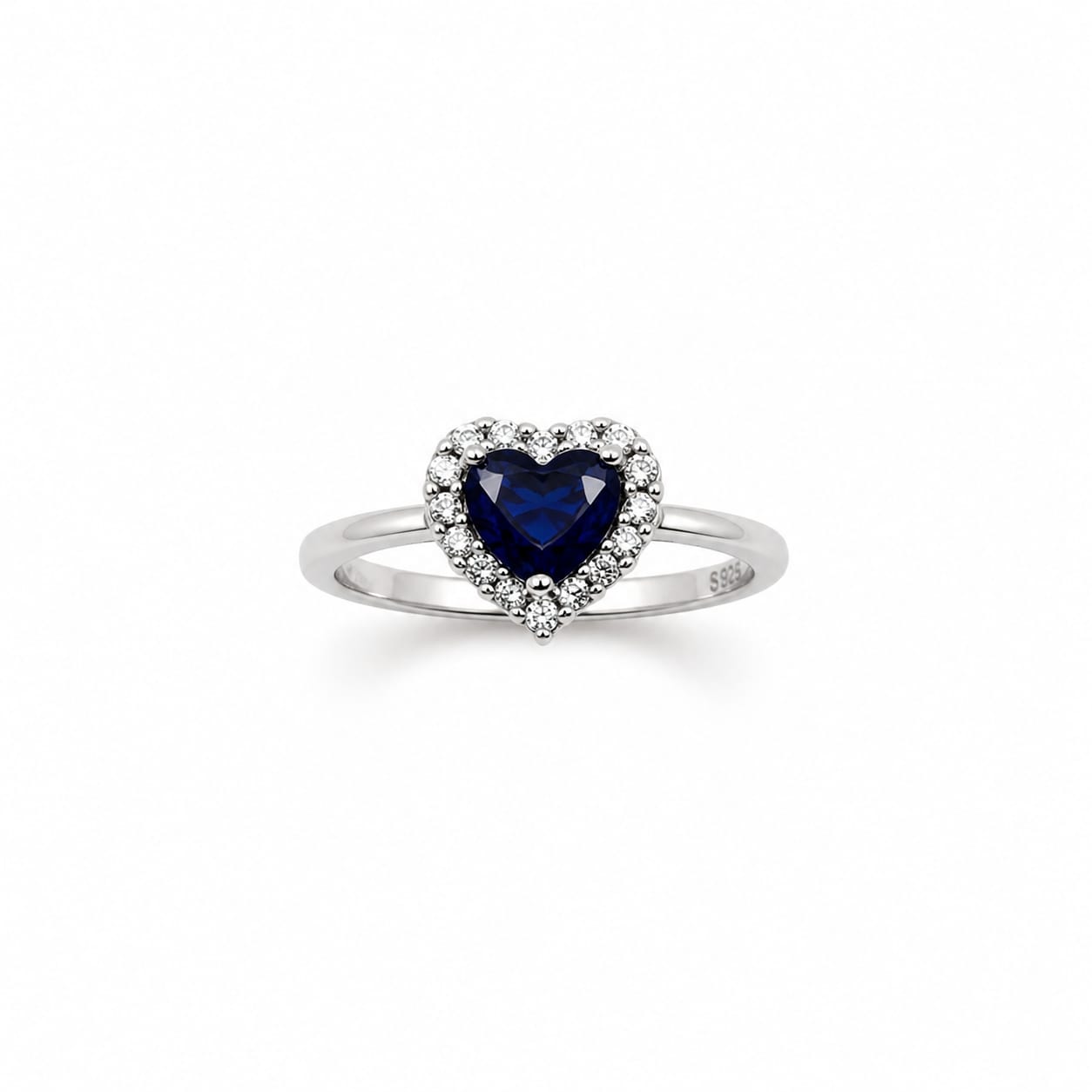 Anillo Corazón Azul