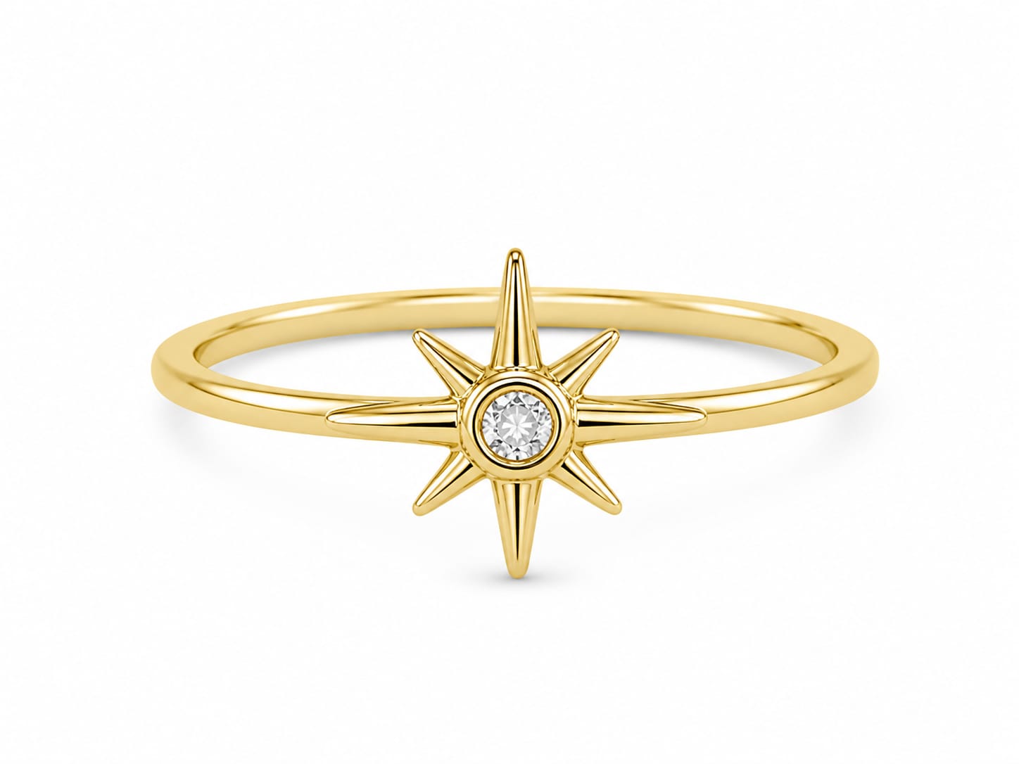 Anillo Estrella Brillante