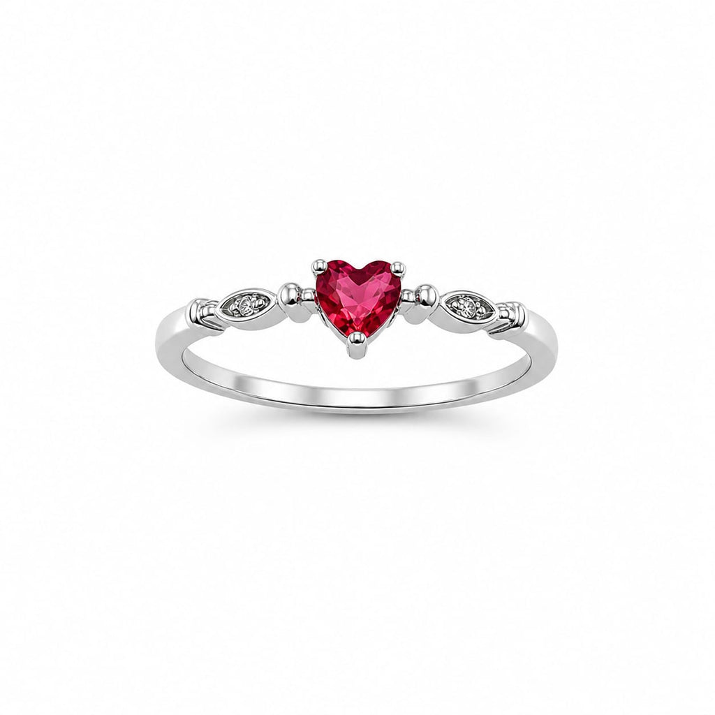 Anillo Corazón Rojo&nbsp;
