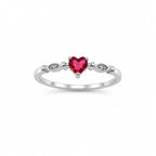 Anillo Corazón Rojo&nbsp;