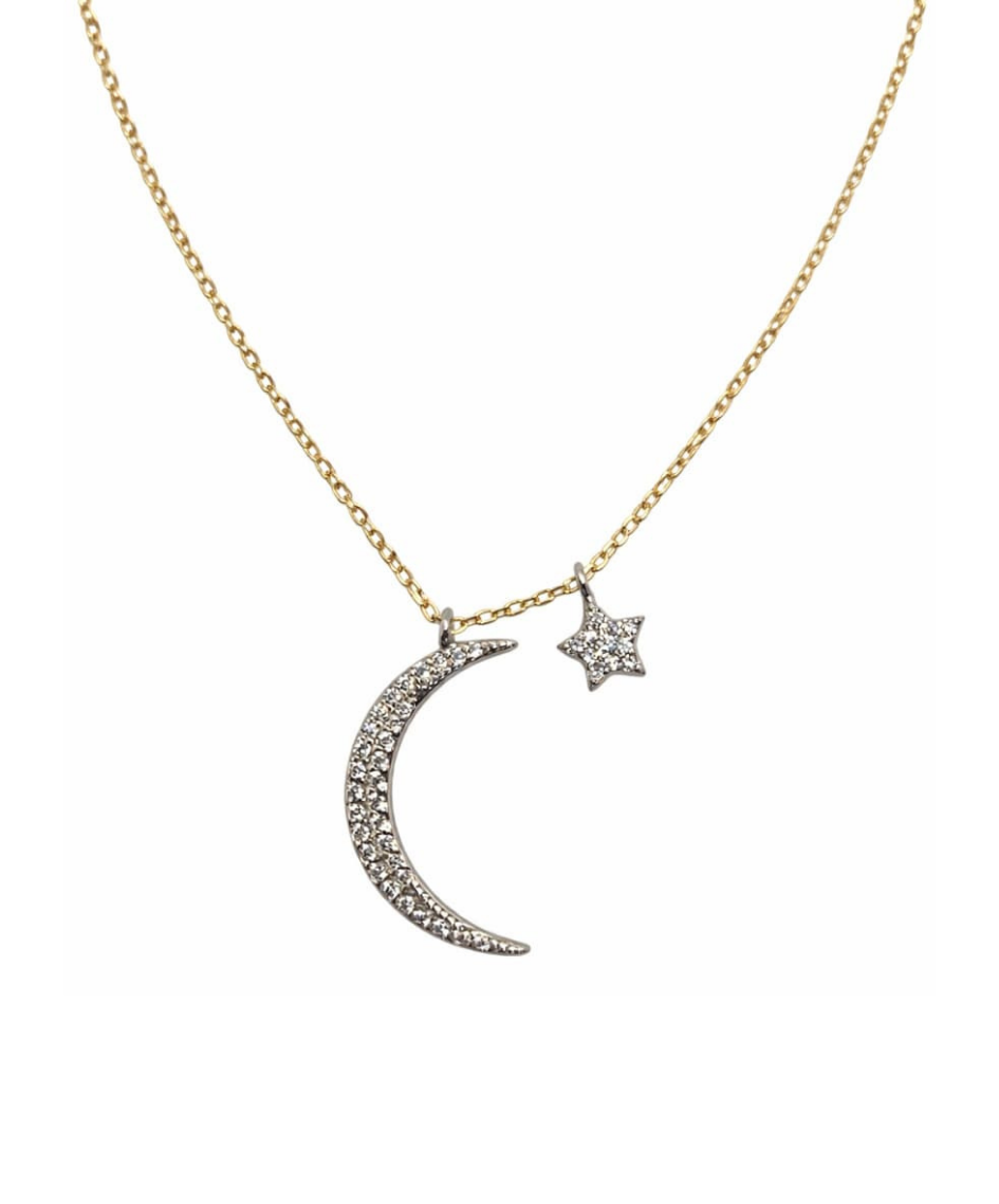 Collar luna estrella